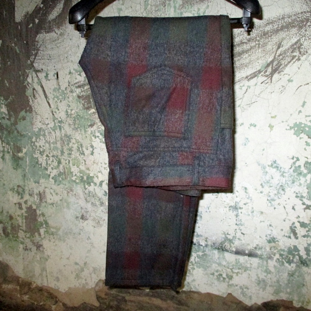 💰SOLD 💰 Raf Simmons dark grey plaid wool - Picture 2 of 8